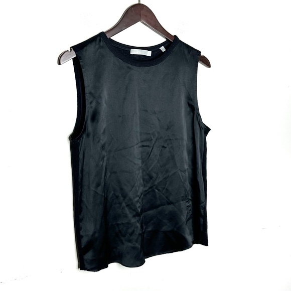Vince Women’s silk tank top black Small - Picture 3 of 10